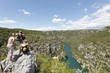 En haut des gorges