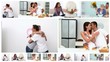 Video: Montage of romantic couples at home Montage of romantic couples at home
