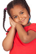 Adorable african little girl
