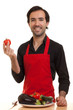 Foto: man holding vegetables man holding vegetables