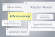 Altersvorsorge