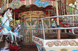 Kinderkarussell mit Pferd
