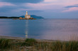 Sardinia, Italy: Lightouse of Olbia's harbour at sunset