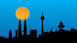 Kuala lumpur skyline night Kuala lumpur skyline night