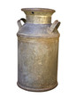 Old Rusty Milk Can with Clipping Path Old Rusty Milk Can with Clipping Path