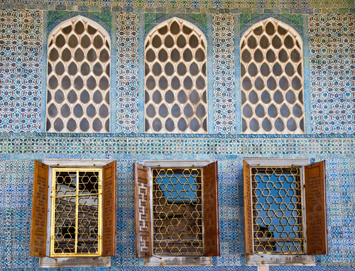 Photo: Arabesque Windows of the Topkapi palace Arabesque Windows of the Topkapi palace