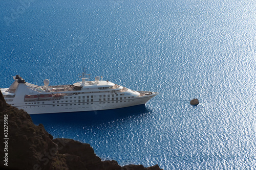 Photo: luxury white cruise ship luxury white cruise ship