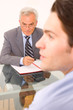 two men during a job interview