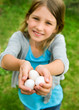 Girl with eggs