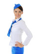 Attractive stewardess Attractive stewardess