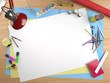 white canvas copy space