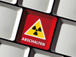 Tastatur Atomkraftwerke abschalten
