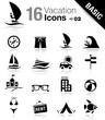 Basic - Vacation icons