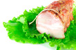 meat smoked bacon with lettuce