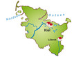 Schleswig-Holstein  Infokarte gruen in SVG