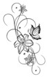 Lilien, Lilie, Ranke, Blumen, Blüten, flora, filigran