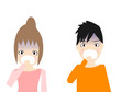 マスクをしている子供