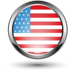 metal USA flag icon
