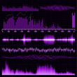 Sound waves set. Music background. EPS 8 Sound waves set. Music background. EPS 8