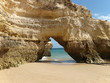 Colorful rock cliffs of the Algarve in Portugal Colorful rock cliffs of the Algarve in Portugal