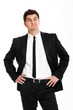 Undecided businessman