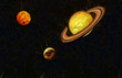 Illustration: planetas dibujados planetas dibujados