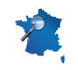 Le Mans : Carte de France - département de la Sarthe Le Mans : Carte de France - département de la Sarthe