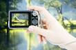 Hand with camera