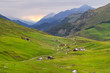 Hochtal in den Alpen (Schweiz)