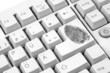 Tastatur mit Fingerabdruck