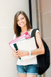 A pretty young college or high school student A pretty young college or high school student