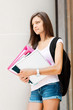 A pretty young college or high school student A pretty young college or high school student
