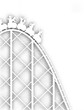 Rollercoaster cutout