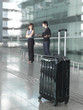 Asian Chinese couple arguing at the airport Asian Chinese couple arguing at the airport