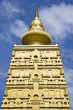 thai temple roff and nice blue sky thai temple roff and nice blue sky