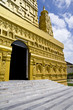 thai temple door and blue sky thai temple door and blue sky
