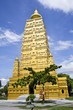 gold church thai temple and nice blue sky gold church thai temple and nice blue sky