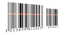 Etikett mit Barcode