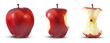 Photo en ligne au meilleur prix Red apple eaten to core