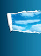 torn sky