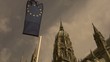 Cathédrale et le drapeau européen