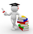 Graduation and books