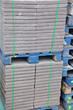 Beton Gehweg Platten auf Paletten