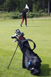 Player in the background holding the flag. Player in the background holding the flag.