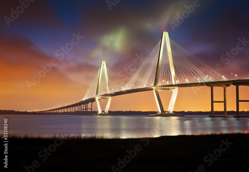 Photo: Arthur Ravenel Jr Cooper River Suspension Bridge Charleston SC Arthur Ravenel Jr Cooper River Suspension Bridge Charleston SC