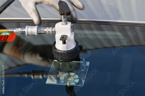 Photo: repair crack in windshield repair crack in windshield