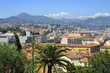 Bird eye view panorama of City of Nice, France