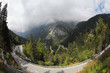 Winding and dangerous road Winding and dangerous road