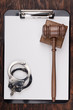 Gavel and Handcuffs