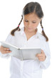 Little girl  holding her book